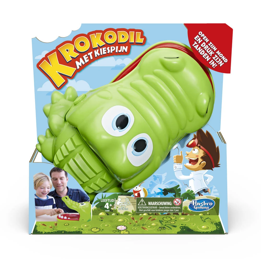 Hasbro Gaming Krokodil Met Kiespijn 4 Hasbro Gaming Krokodil Met Kiespijn - Afbeelding 2