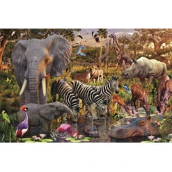Ravensburger Puzzel Afrikaanse Dierenwereld - 3000 Stukjes -Jumbo Winkel 1039174 001