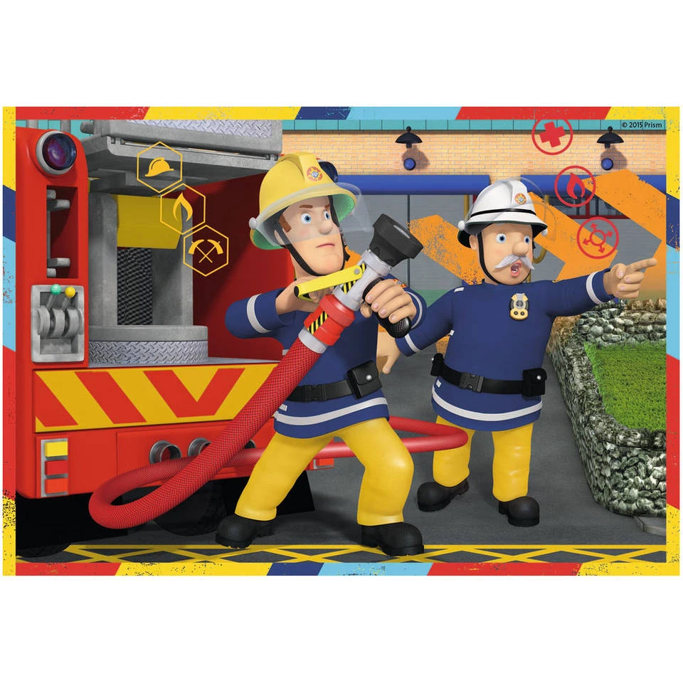 Ravensburger Brandweerman Sam Puzzelset Aan Het Werk - 2 X 12 Stukjes 4 Ravensburger Brandweerman Sam Puzzelset Aan Het Werk - 2 X 12 Stukjes - Afbeelding 2