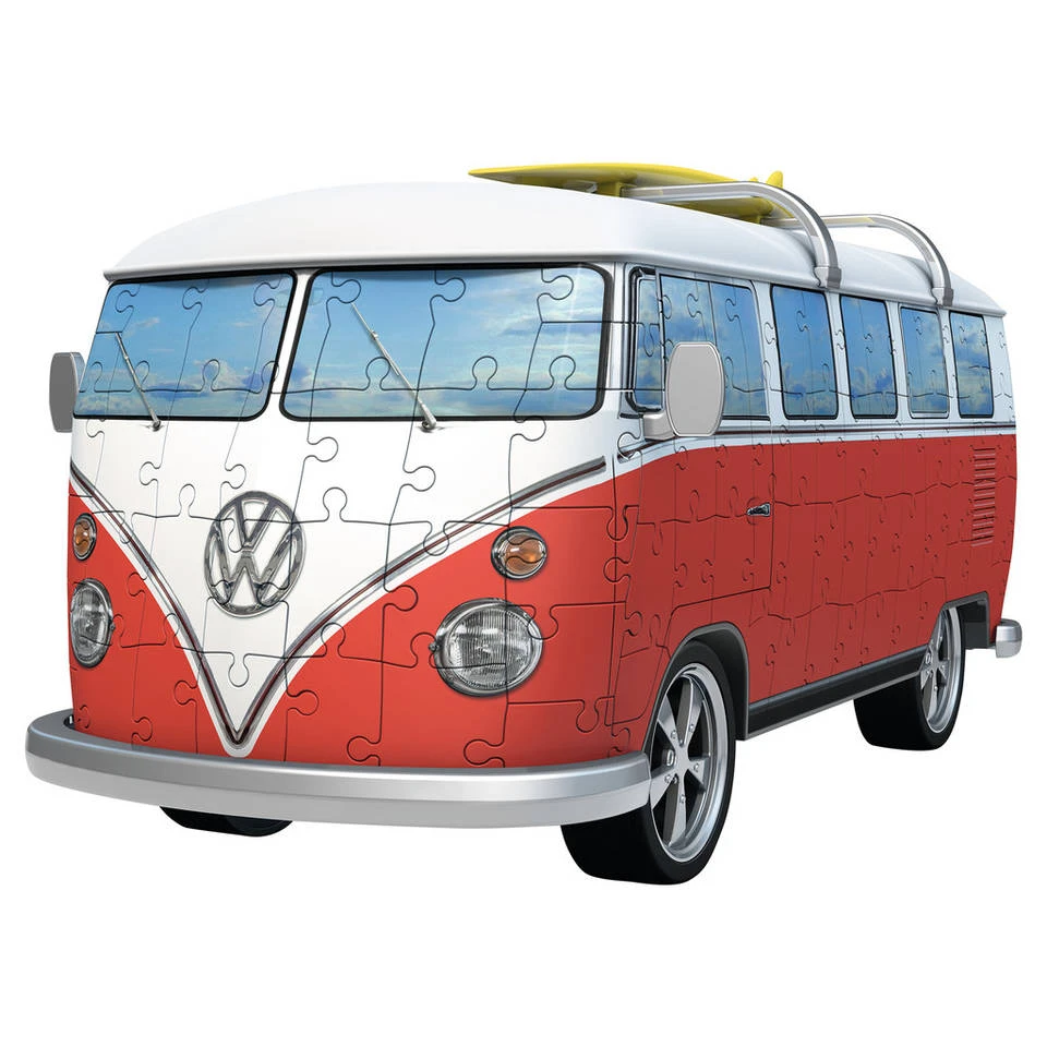 Ravensburger 3D-puzzel VW Bus (T1 Bully) - 162 Stukjes 4 Ravensburger 3D-puzzel VW Bus (T1 Bully) - 162 Stukjes - Afbeelding 2