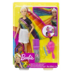 Barbie Mannequinpop Regenboog Glitterhaar -Jumbo Winkel 1974996 c66efcda