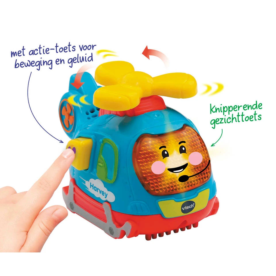 VTech Toet Toet Auto's Harvey Helikopter 6 VTech Toet Toet Auto's Harvey Helikopter - Afbeelding 4