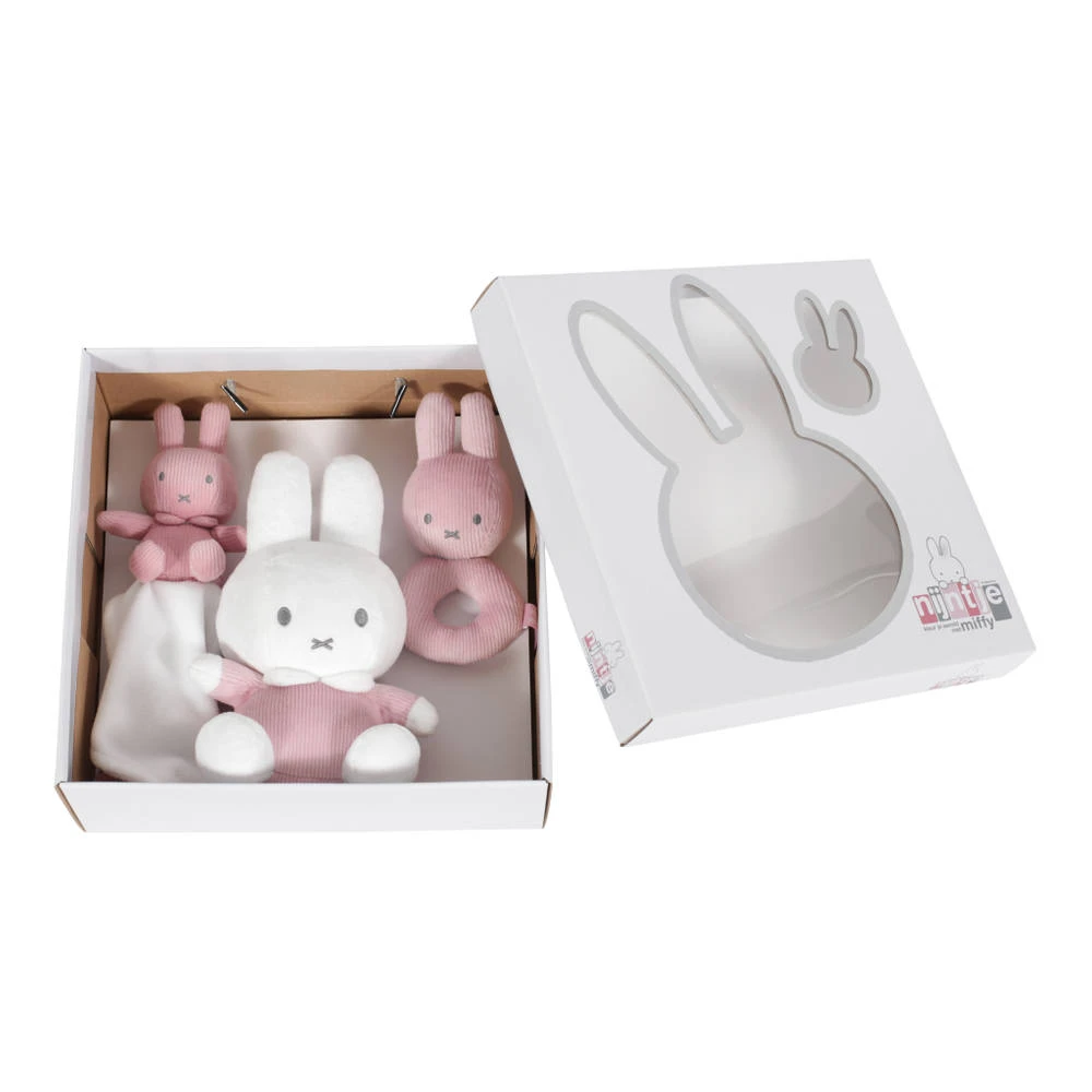 TiAmo Nijntje Pink Baby Rib Cadeauset - Roze 7 TiAmo Nijntje Pink Baby Rib Cadeauset - Roze - Afbeelding 5