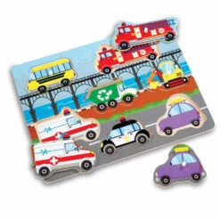 Woodlets Houten Puzzel Voertuigen - 7 Stukjes -Jumbo Winkel 1981695 b429a84d