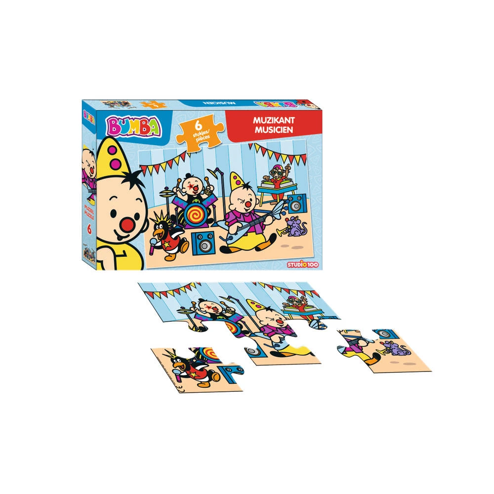 Bumba Puzzel Muzikant - 6 Stukjes 4 Bumba Puzzel Muzikant - 6 Stukjes - Afbeelding 2