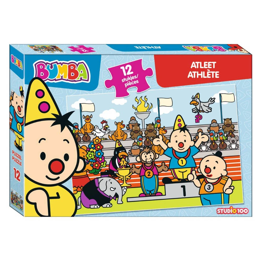 Bumba Puzzel Atleet - 12 Stukjes 3 Bumba Puzzel Atleet - 12 Stukjes