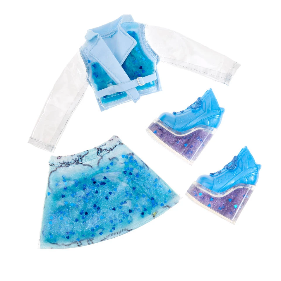 Rainbow High Modepop Blue Skye 8 Rainbow High Modepop Blue Skye - Afbeelding 6