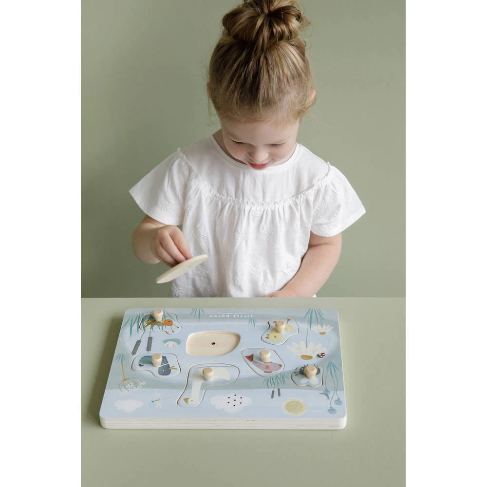 Little Dutch Houten Geluidenpuzzel 6 Little Dutch Houten Geluidenpuzzel - Afbeelding 4