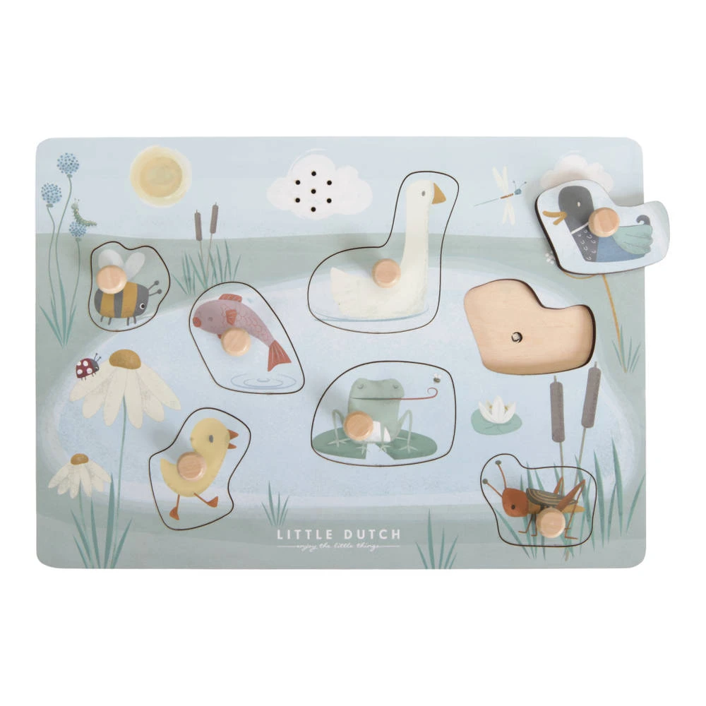 Little Dutch Houten Geluidenpuzzel 4 Little Dutch Houten Geluidenpuzzel - Afbeelding 2