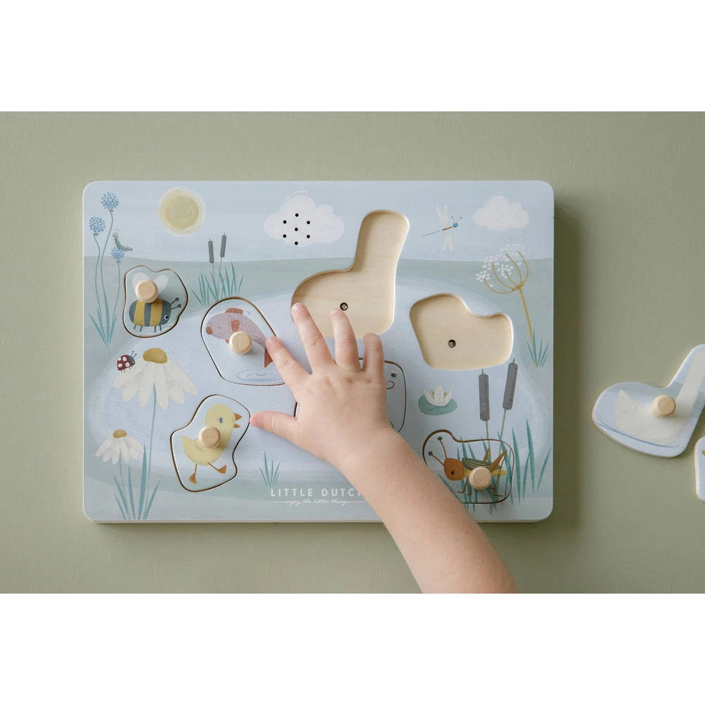 Little Dutch Houten Geluidenpuzzel 8 Little Dutch Houten Geluidenpuzzel - Afbeelding 6