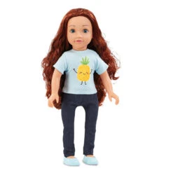Poppenkleding Ananas T-shirt En Jeans -Jumbo Winkel 1987018 704863bc