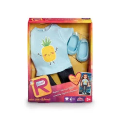 Poppenkleding Ananas T-shirt En Jeans -Jumbo Winkel 1987018 b774d8e1