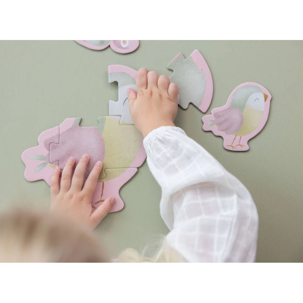 Little Dutch Flowers & Butterflies Vormenpuzzel 5 Little Dutch Flowers & Butterflies Vormenpuzzel - Afbeelding 3