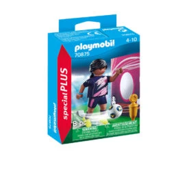 PLAYMOBIL SpecialPLUS Voetbalster Met Doelmuur 70875