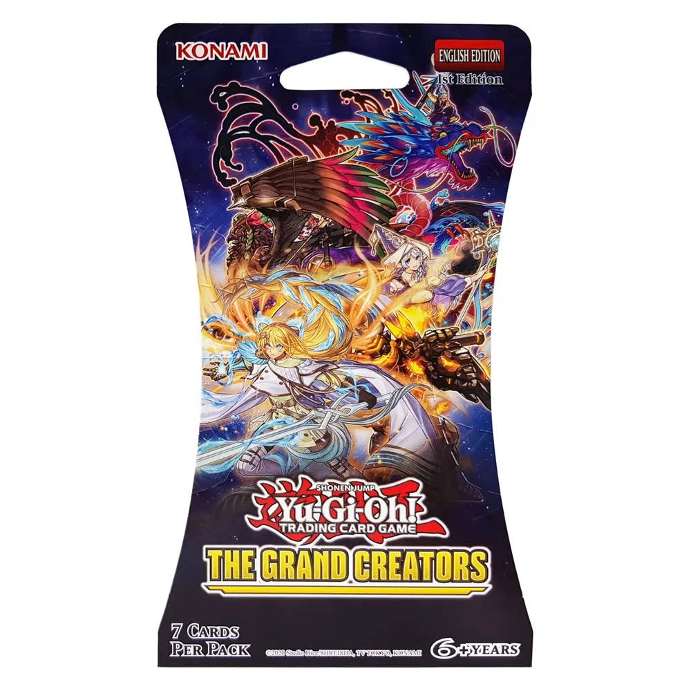 ASMODEE Yu-Gi-Oh! TCG The Grand Creators Sleeved Booster 3 ASMODEE Yu-Gi-Oh! TCG The Grand Creators Sleeved Booster