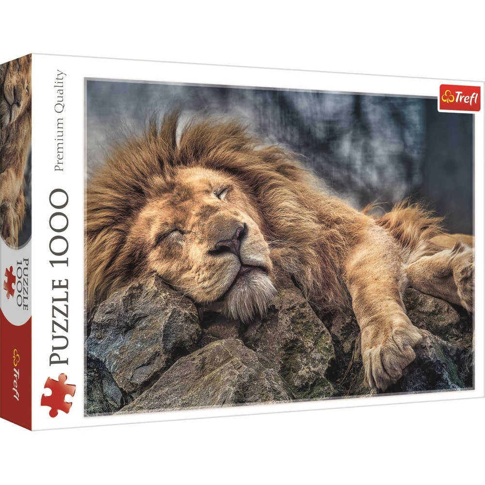 No Brand Trefl Puzzel Slapende Leeuw - 1000 Stukjes 3 No Brand Trefl Puzzel Slapende Leeuw - 1000 Stukjes