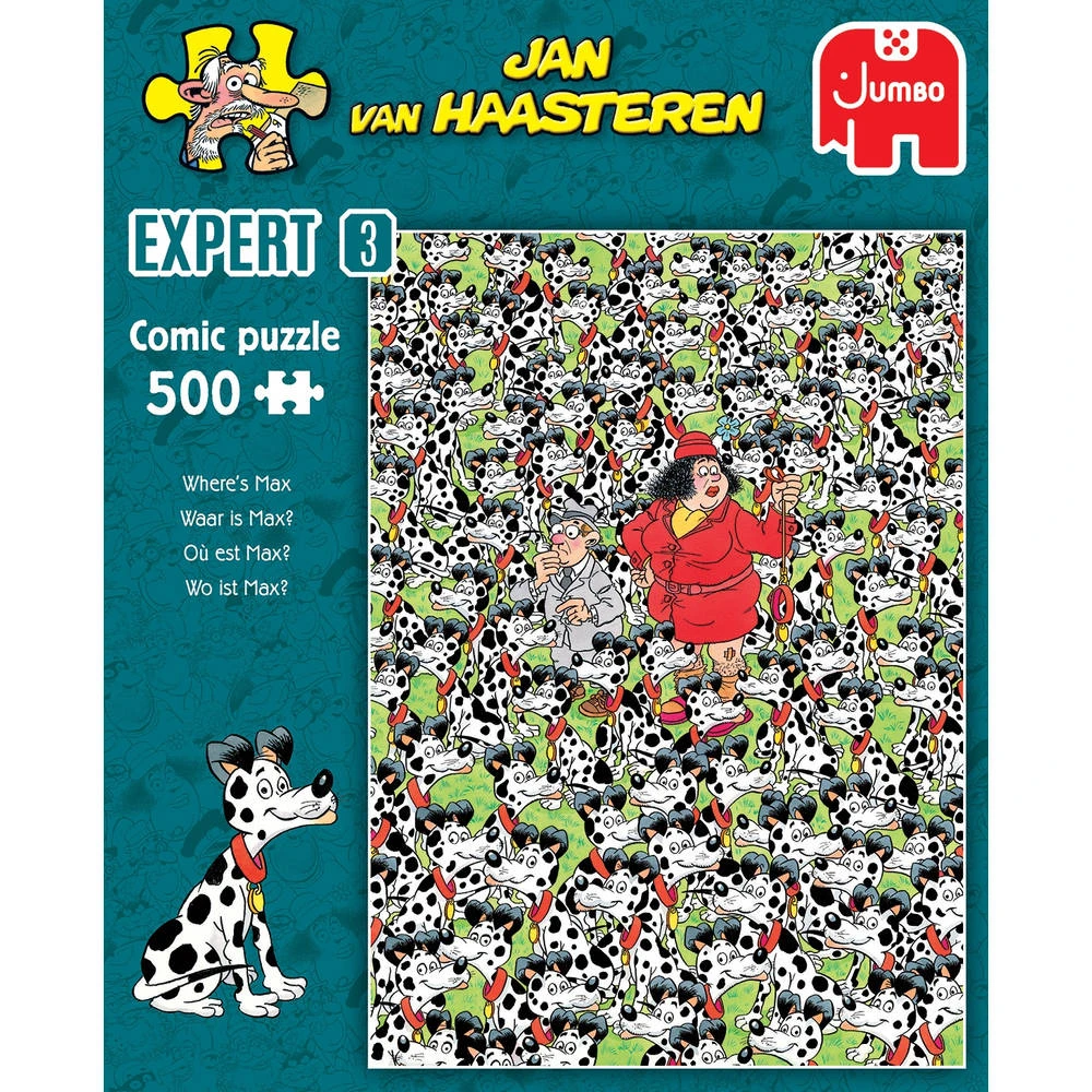 Jumbo Jan Van Haasteren Puzzel Expert 3: Waar Is Max? 4 Jumbo Jan Van Haasteren Puzzel Expert 3: Waar Is Max? - Afbeelding 2