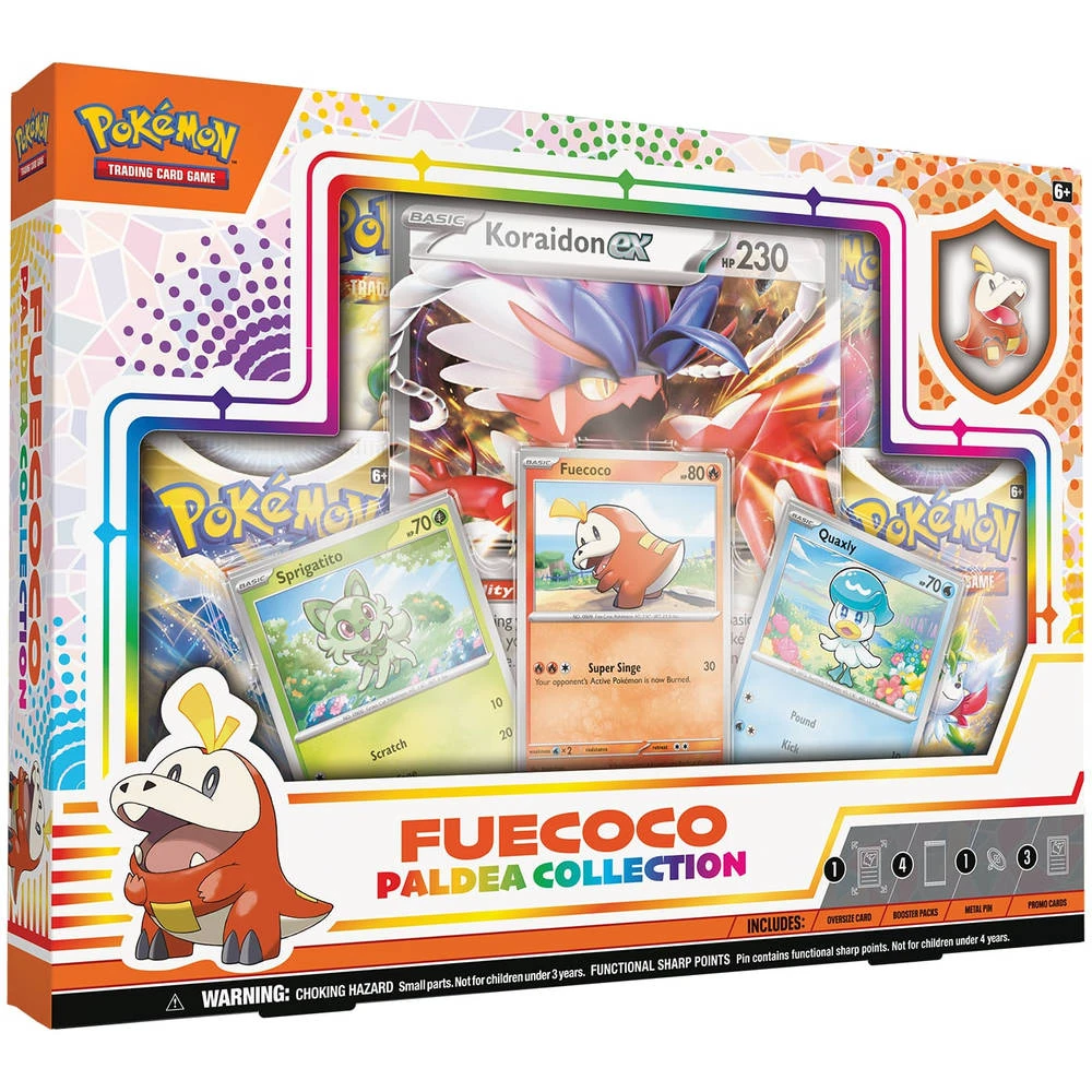 ASMODEE Pokémon Trading Card Game Fuecoco Paldea Collection 3 ASMODEE Pokémon Trading Card Game Fuecoco Paldea Collection