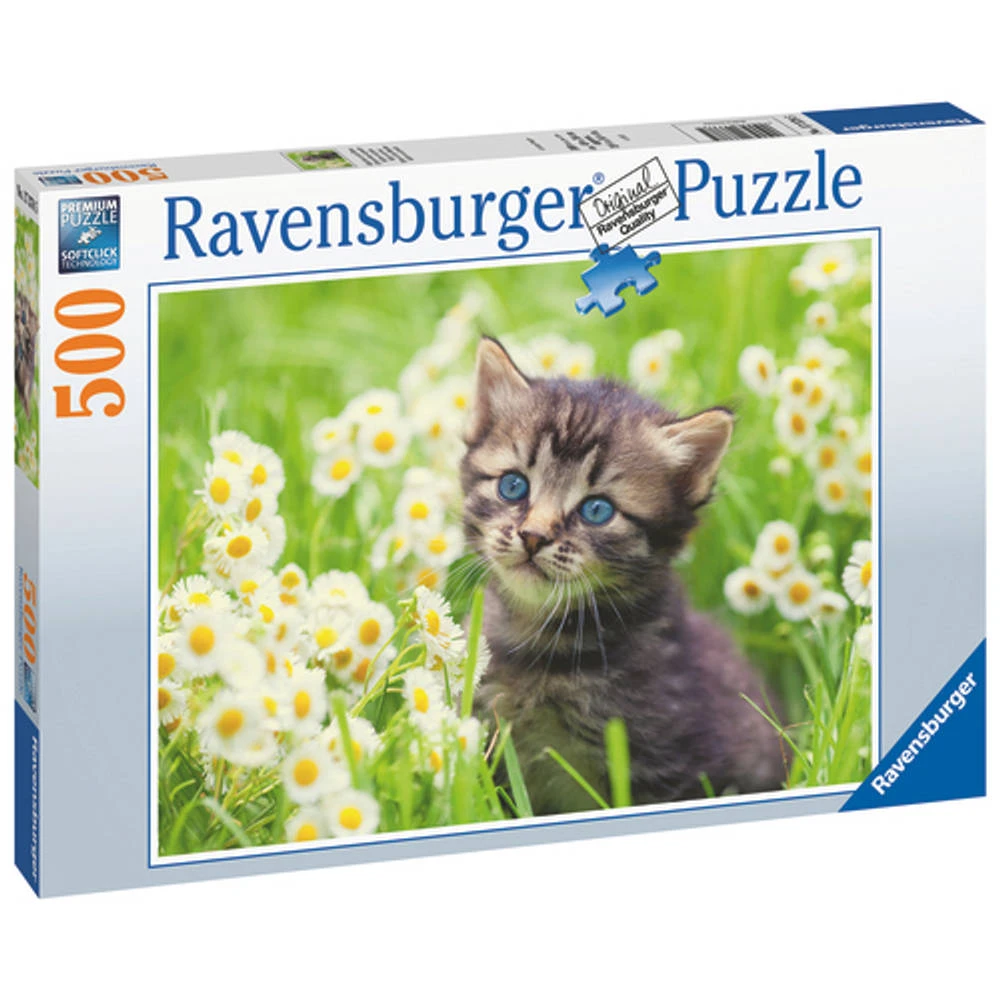 Ravensburger Puzzel Katje In De Wei - 500 Stukjes 4 Ravensburger Puzzel Katje In De Wei - 500 Stukjes - Afbeelding 2