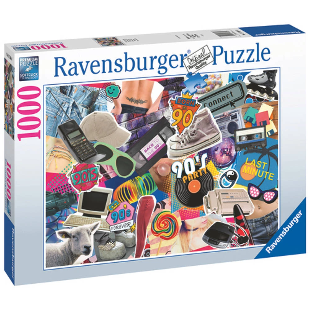 Ravensburger Puzzel De Jaren 90 - 1000 Stukjes 4 Ravensburger Puzzel De Jaren 90 - 1000 Stukjes - Afbeelding 2