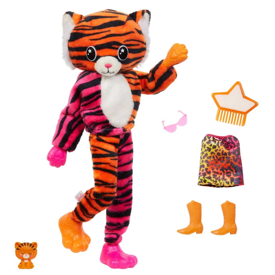 Barbie Cutie Reveal Jungle Tijger Pop 5 Barbie Cutie Reveal Jungle Tijger Pop - Afbeelding 3