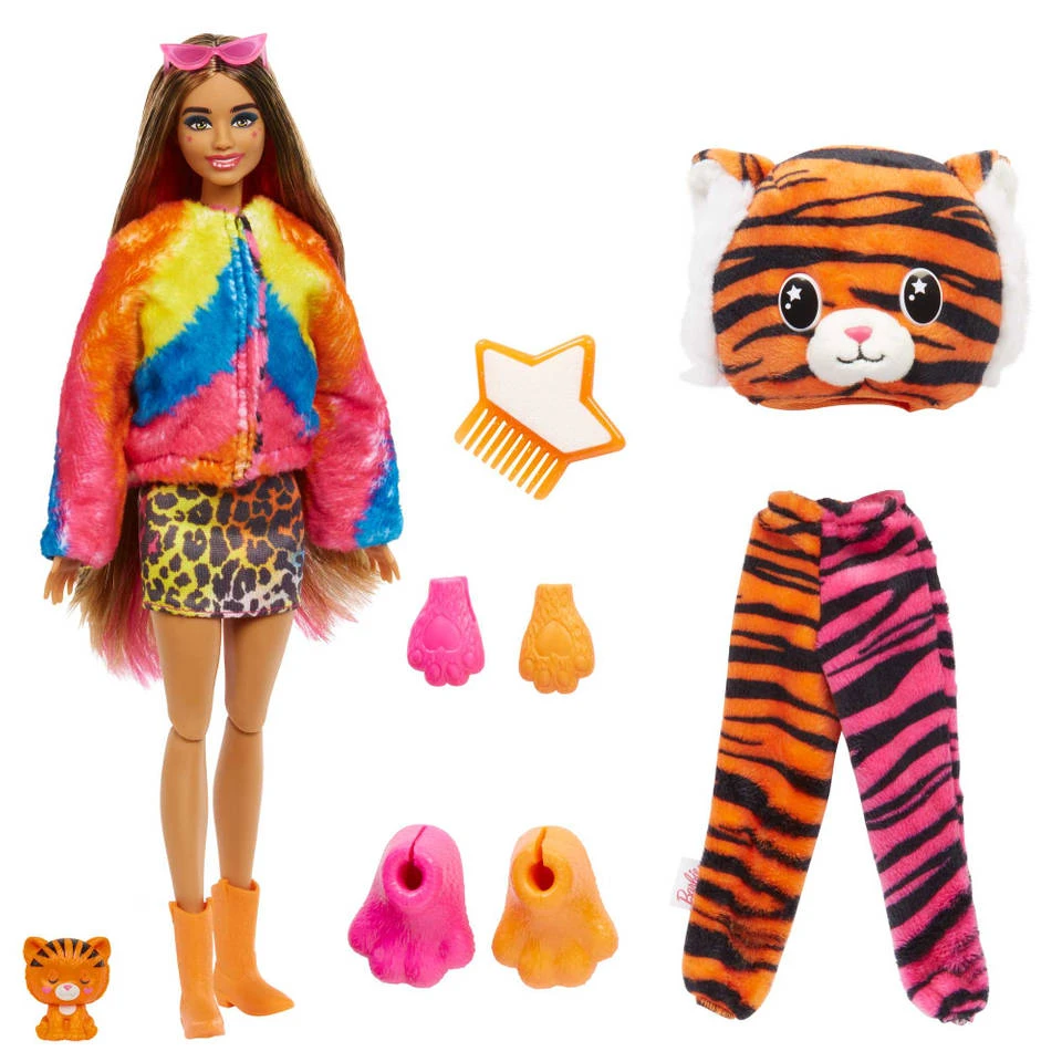 Barbie Cutie Reveal Jungle Tijger Pop 4 Barbie Cutie Reveal Jungle Tijger Pop - Afbeelding 2