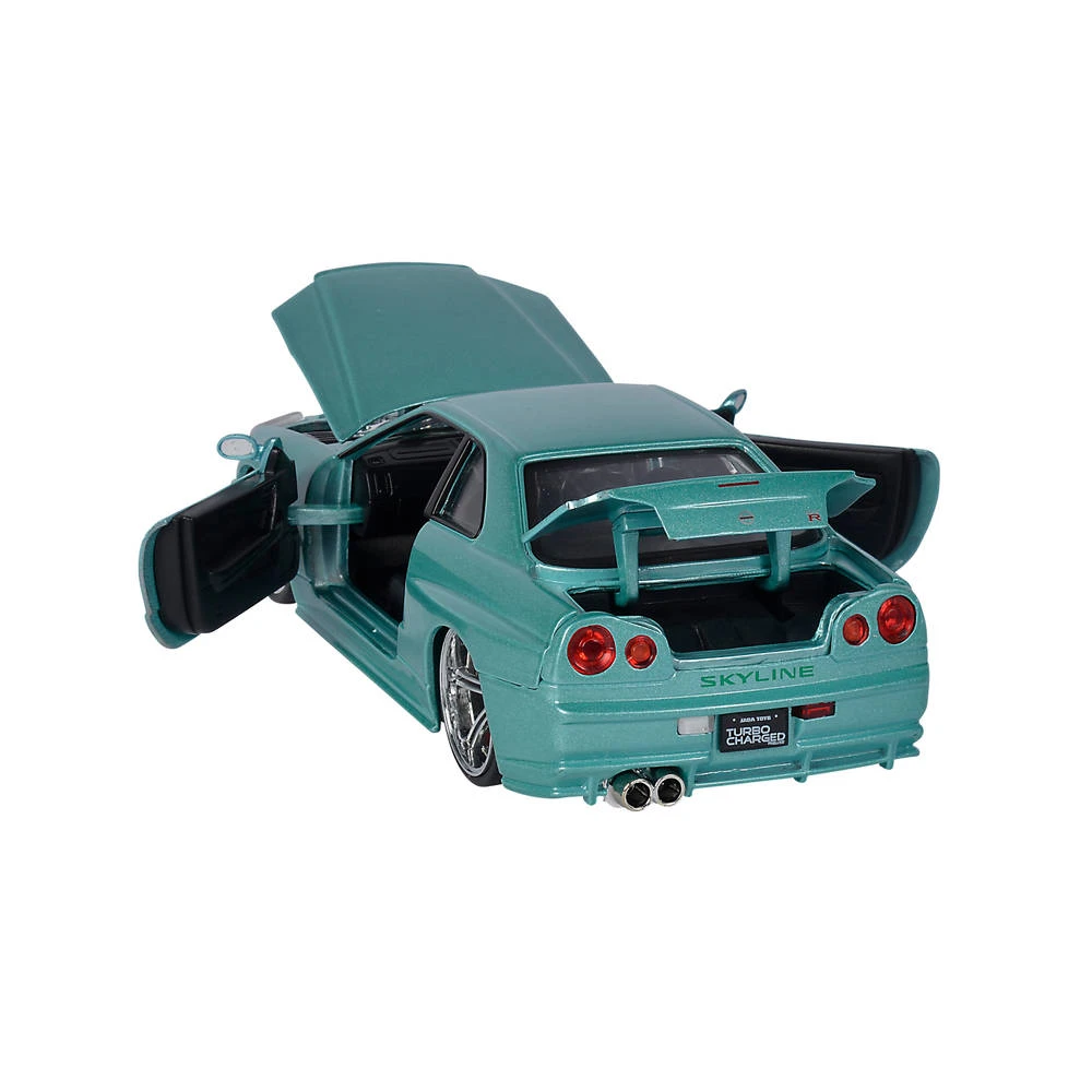 No Brand Jada Fast And Furious Brians 1999 Nissan Skyline GT-R - 1:24 6 No Brand Jada Fast And Furious Brians 1999 Nissan Skyline GT-R - 1:24 - Afbeelding 4