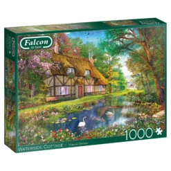 Jumbo Falcon De Luxe Puzzel Waterside Cottage - 1000 Stukjes