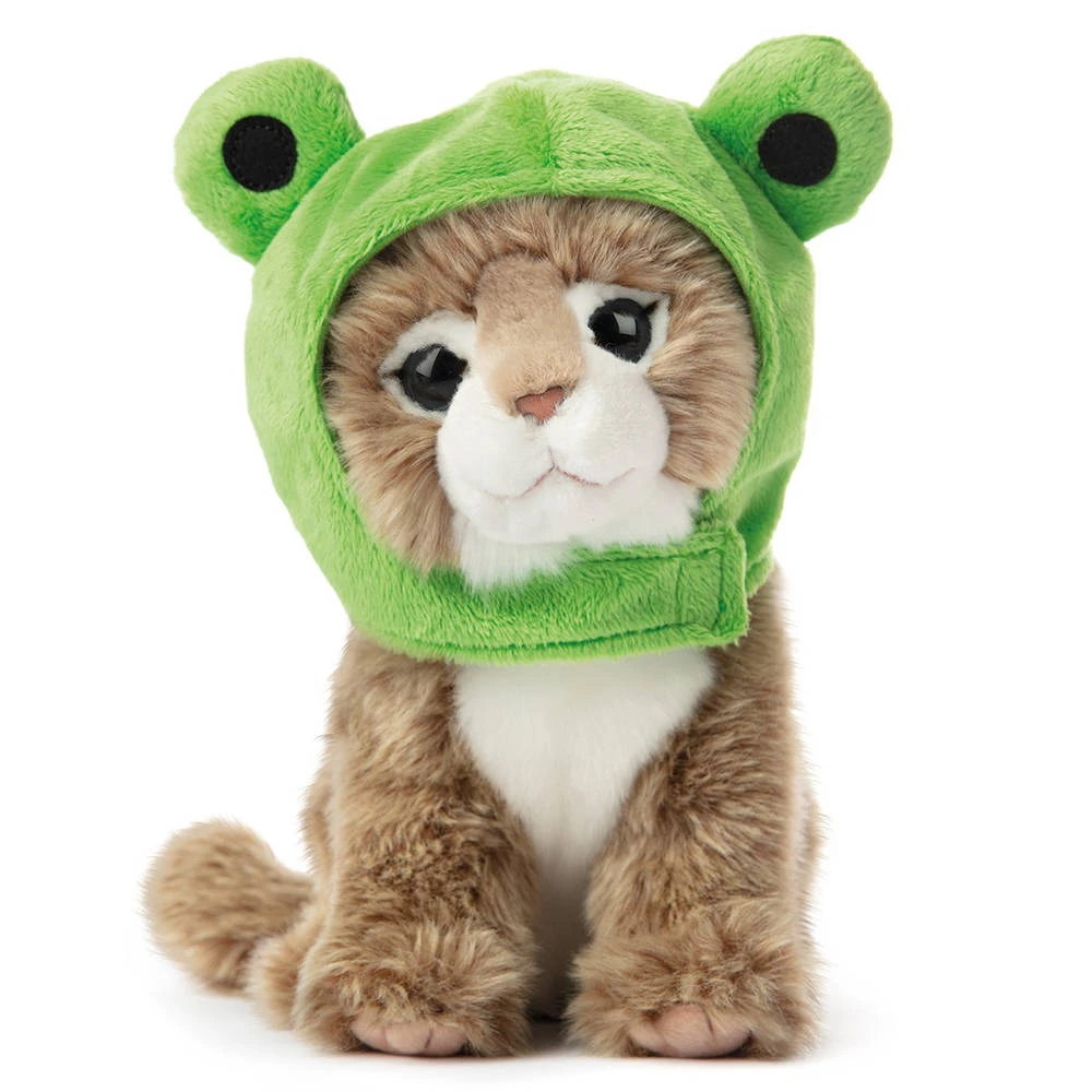 No Brand Studio Pets Prince Knuffelkat Met Kikkermutsje - 23 Cm 3 No Brand Studio Pets Prince Knuffelkat Met Kikkermutsje - 23 Cm